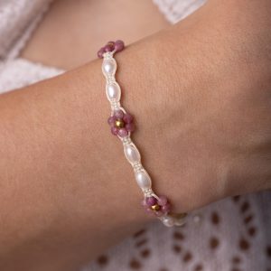 Kwiatowe bransoletki Fleur Eterna
