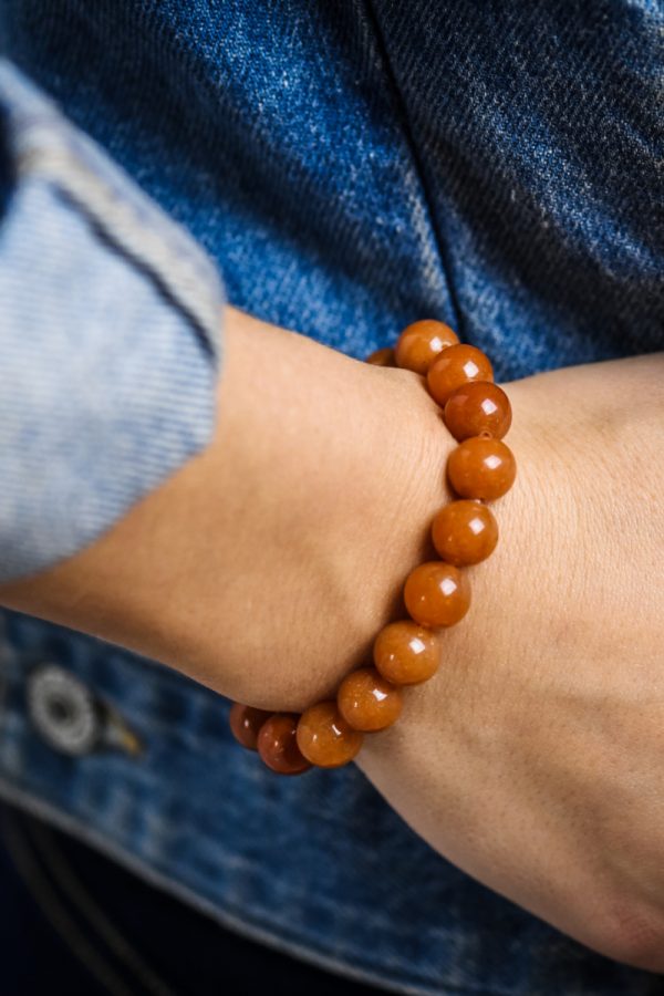 Orange aventurine bracelet