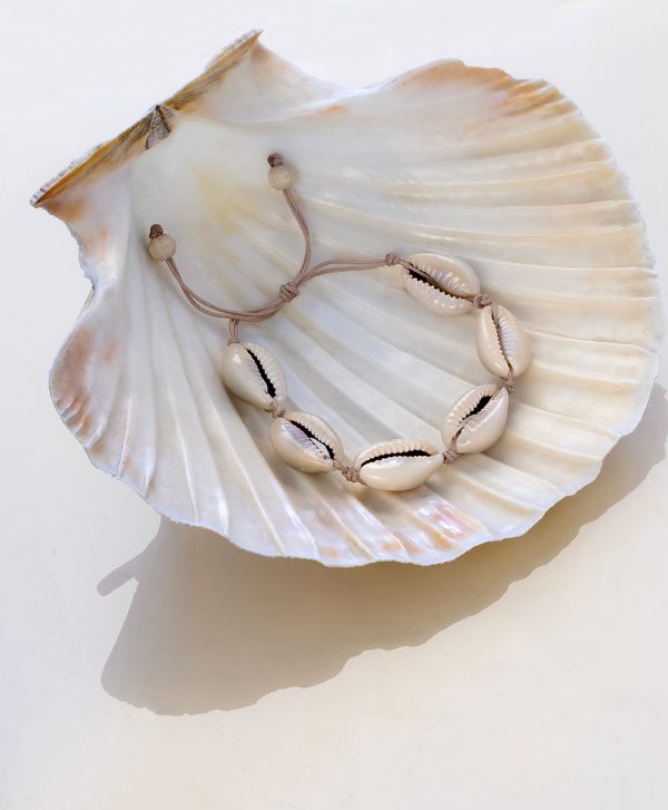 Cowrie shell bracelet