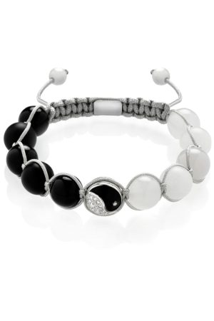 Pleciona bransoletka YIN & YANG