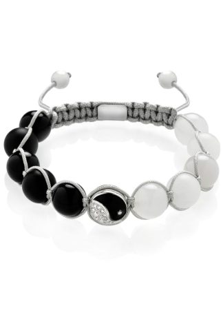 Pleciona bransoletka YIN & YANG