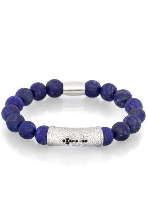 Bransoletka męska lapis lazuli