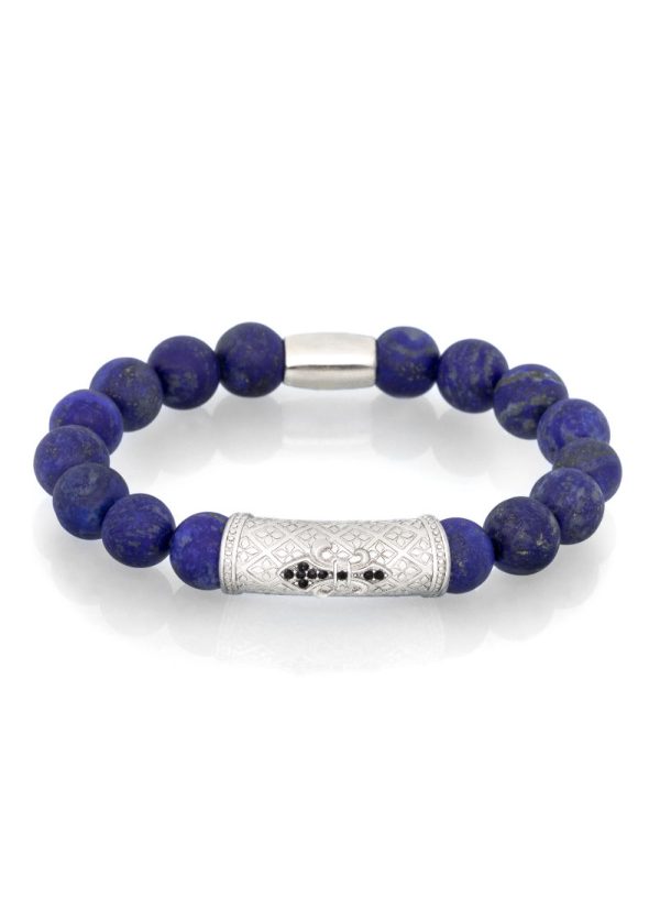 Bransoletka męska lapis lazuli