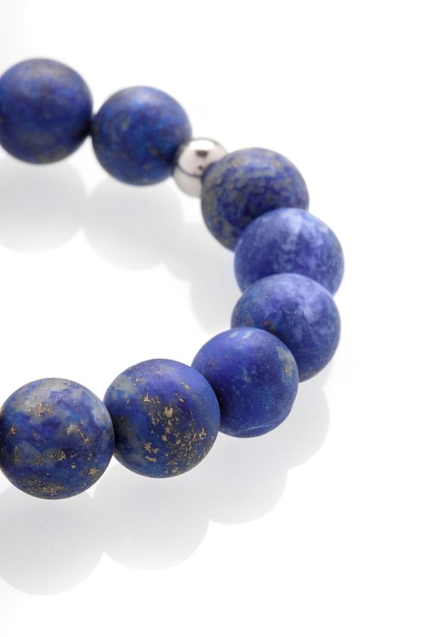 Bransoletka z kamieni naturalnych – lapis lazuli
