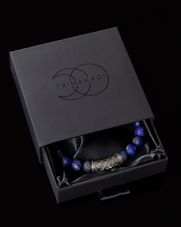 Bransoletka męska lapis lazuli