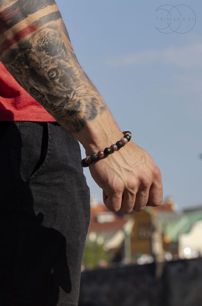 Bransoletka z kamieni Żywioł Ognia