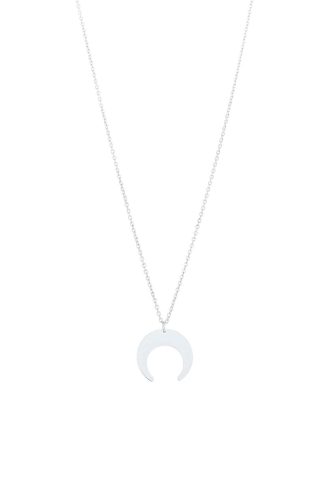 Moon necklace silver