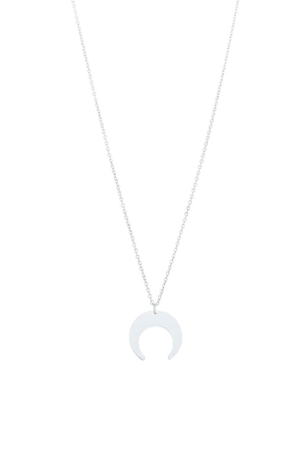 Moon necklace silver