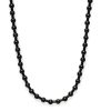 Black obsidian beaded necklace