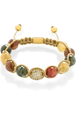 Pleciona bransoletka z kamieni Jewel – kwarc rutylowy