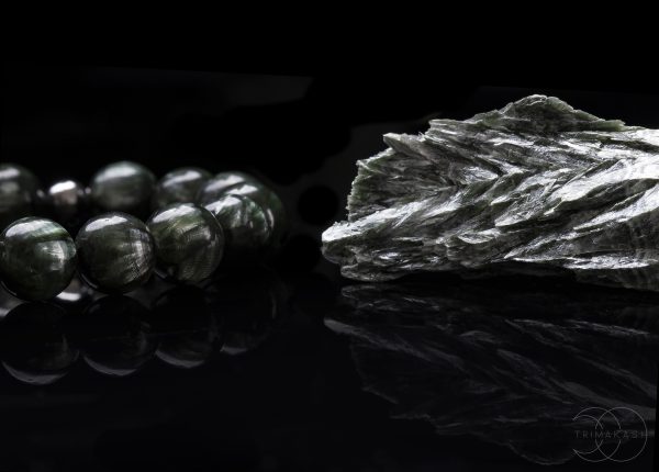 Bransoletka z kamieni naturalnych – serafinit