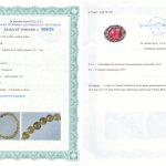 Certyfikat autentyczności Peridot