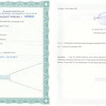 Certyfikat autentyczności Akwamaryn