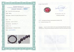 Certyfikat autentyczności Czaroit