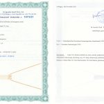 Certyfikat autentyczności Cytryn