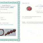 Certyfikat autentyczności Granat