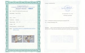Certyfikat autentyczności Kwarc Herkimer