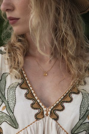 Naszyjnik damski Cytryn - Kropla szczęścia