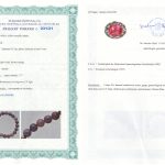 Certyfikat autentyczności Korund