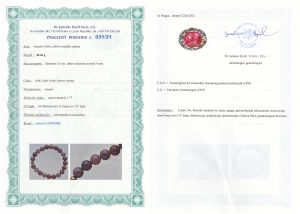 Certyfikat autentyczności Korund