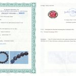 Certyfikat autentyczności Cyjanit