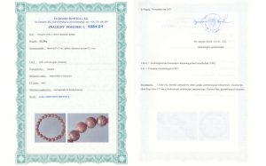 Certyfikat autentyczności Rodochrozyt