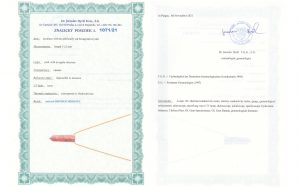 Certyfikat autentyczności Rodochrozyt