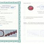 Certyfikat autentyczności Rubin