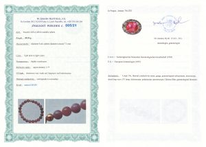 Certyfikat autentyczności Rubin