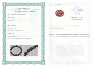 Certyfikat autentyczności Serafinit